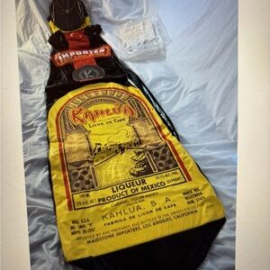 vintage Kahlua inflatable hangeable promo bottle 4 1/2ft tall dead stock NWT